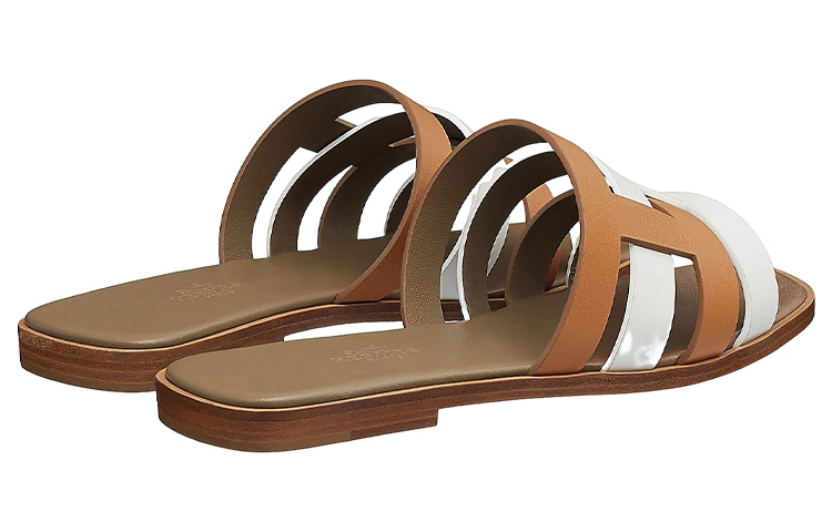 HERMES Amore Slide Slippers Women's Brown