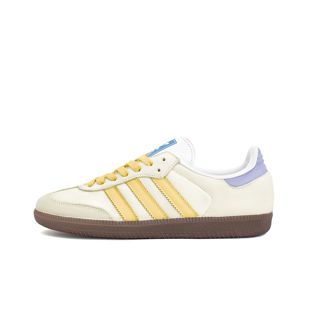 Adidas Originals SAMBA OG Anti-Slip Wear-Resistant Low-Top Skateboard Shoes Unisex Yellow White купить в интернет-магазине Yoocart с быстрой доставкой по России.