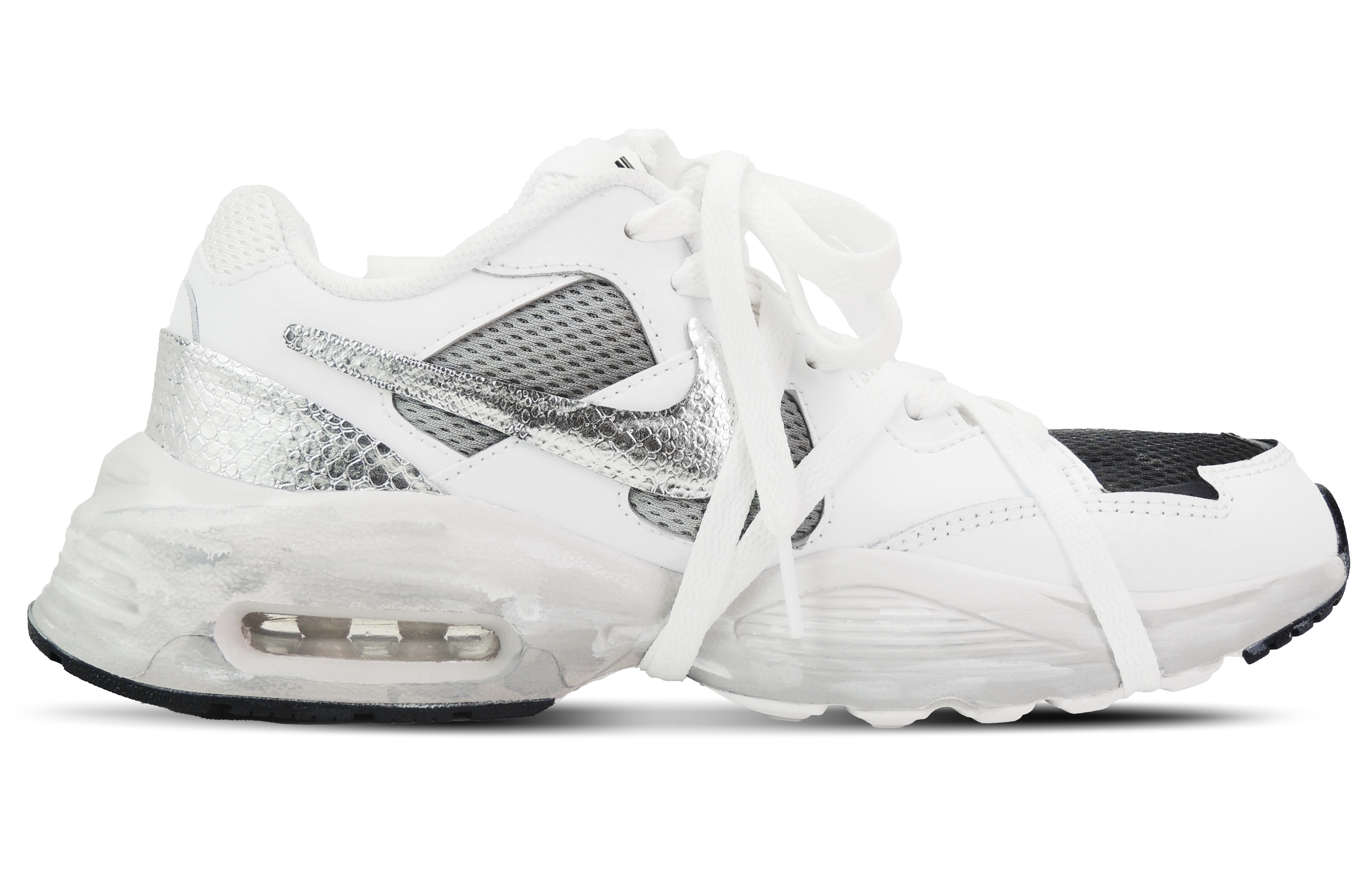 Nike Air Max Fusion Low Top Running Shoes Women's Gray White купить в интернет-магазине Yoocart с быстрой доставкой по России.