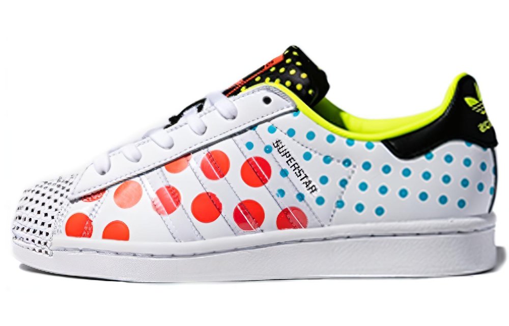 Adidas Superstar 'Solar Red Polka'
