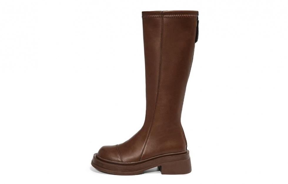 EBLAN Knee-high Boots Women's Brown