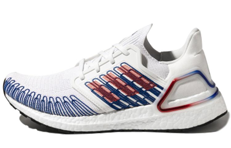 Adidas Ultraboost_20 White/Blue/Red