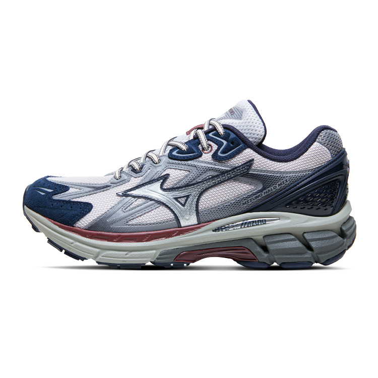 Mizuno Halo Mi Anti-Slip Wear-Resistant Low-Top Running Shoes Unisex Gray Blue