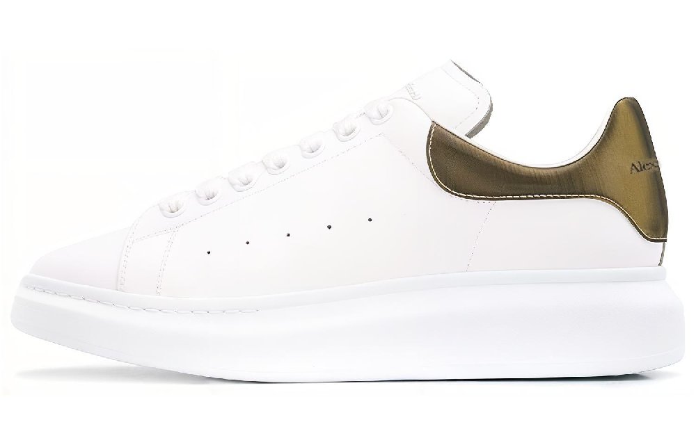 Alexander McQueen Oversized Contrast Metallic 'White'