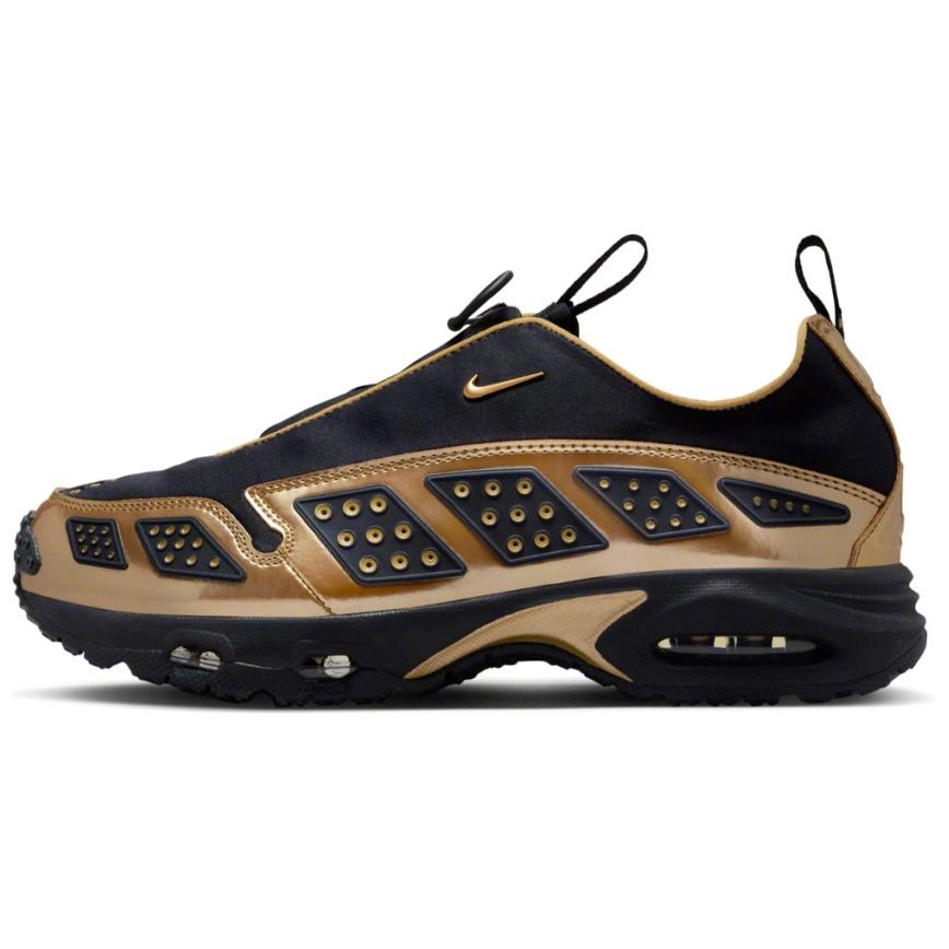 Nike Air Max Sunder Black Dark Smoke Grey Metallic Gold Women's
