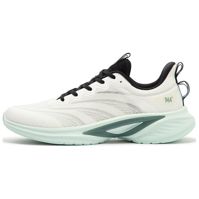 361° Cushioning Low-Top Running Shoes Men's White Green