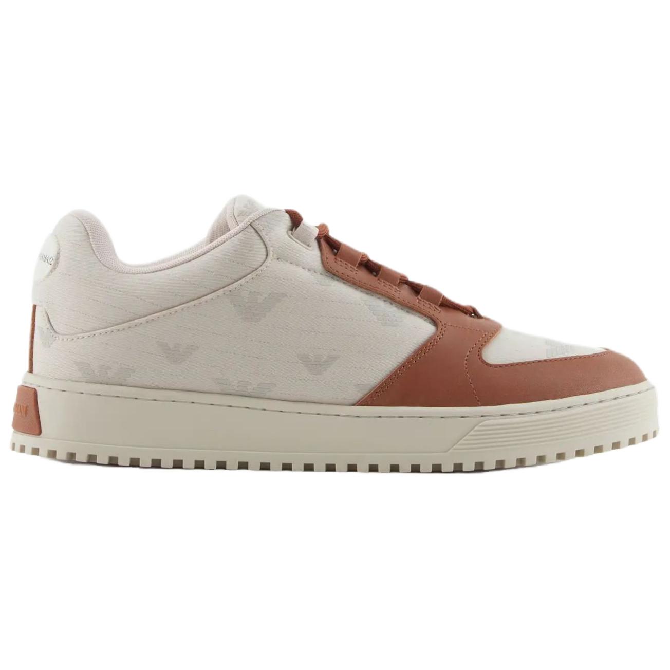 EMPORIO ARMANI Low top Skateboard Shoes Men's Brown