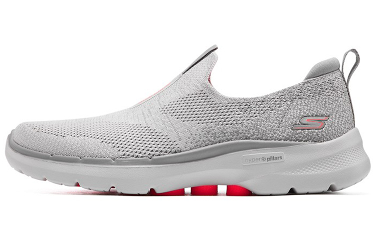 Skechers Go Walk 6 Breathable Cushioning Rebound Low-Top Casual Shoes Women's Gray