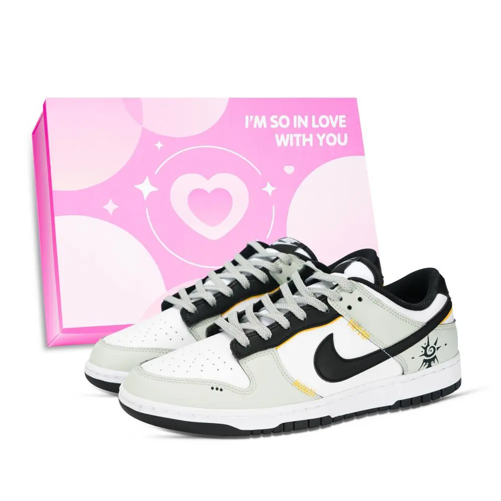 Nike Dunk Ancient Legends Abrasion Resistant Low top Skateboard Shoes Unisex Ivory