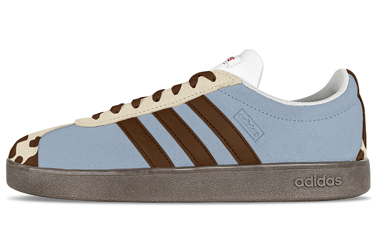 Adidas Neo VL Court 2.0 Lifestyle Low Top Skateboard Shoes Unisex Brown Black Blue