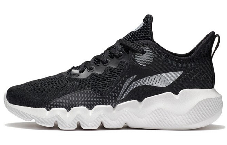 LiNing Cushioning Anti-Slip And Wear-Resistant Low-Top Casual Shoes Women's Black