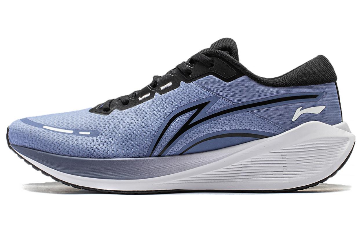 LiNing Wave V2 Shock Absorbers Slip Resistant Abrasion Resistant Low top Running Shoes Men's Blue