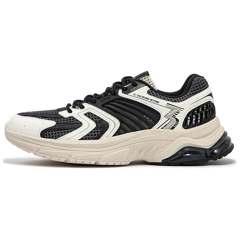 361° Yearly Wheel SE Slip-Resistant Low-Top Chunky Sneakers Men's Gray White Black