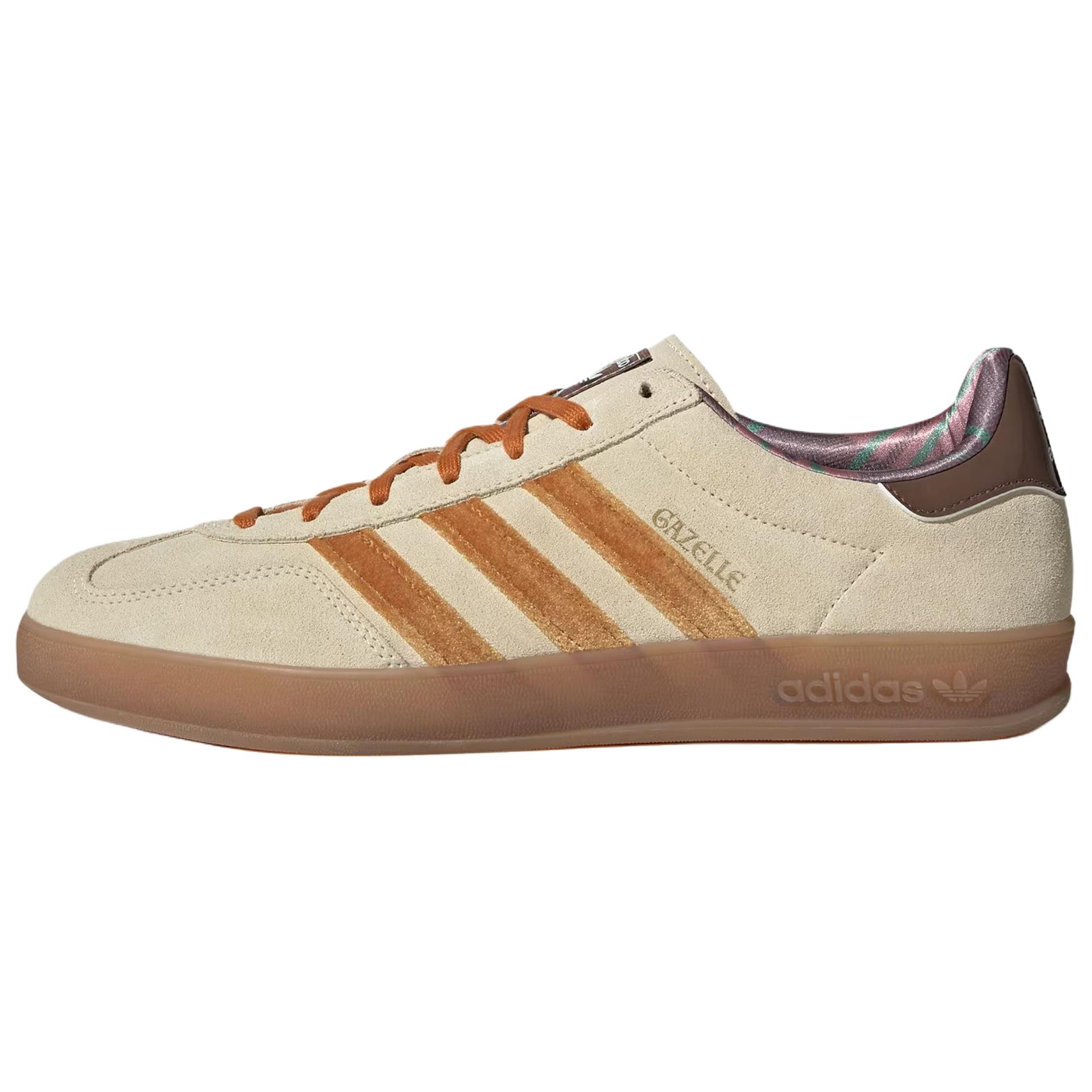 Adidas Originals GAZELLE INDOOR German Army Trainers Unisex Beige