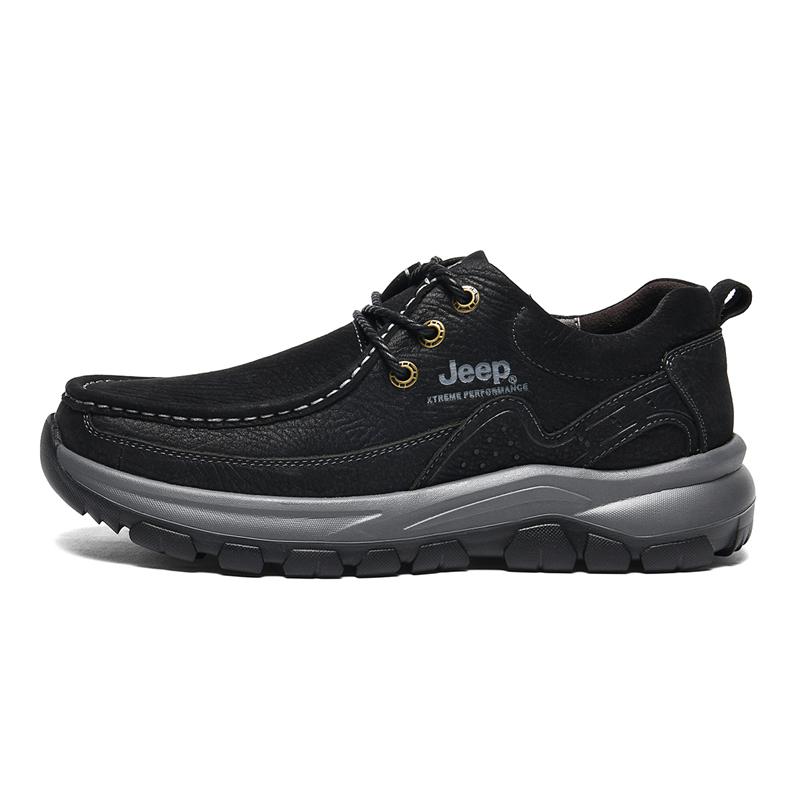 Jeep Anti-Slip Wear-Resistant Low-Top Trekking Shoes Men