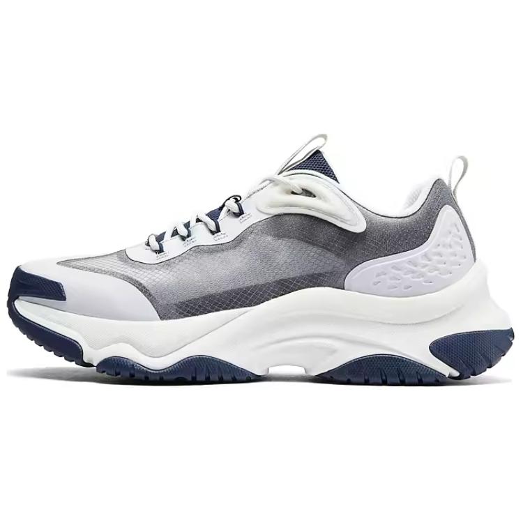 Skechers Street Anti-Slip And Wear-Resistant Breathable Low-Top Casual Shoes Men's Blue Gray