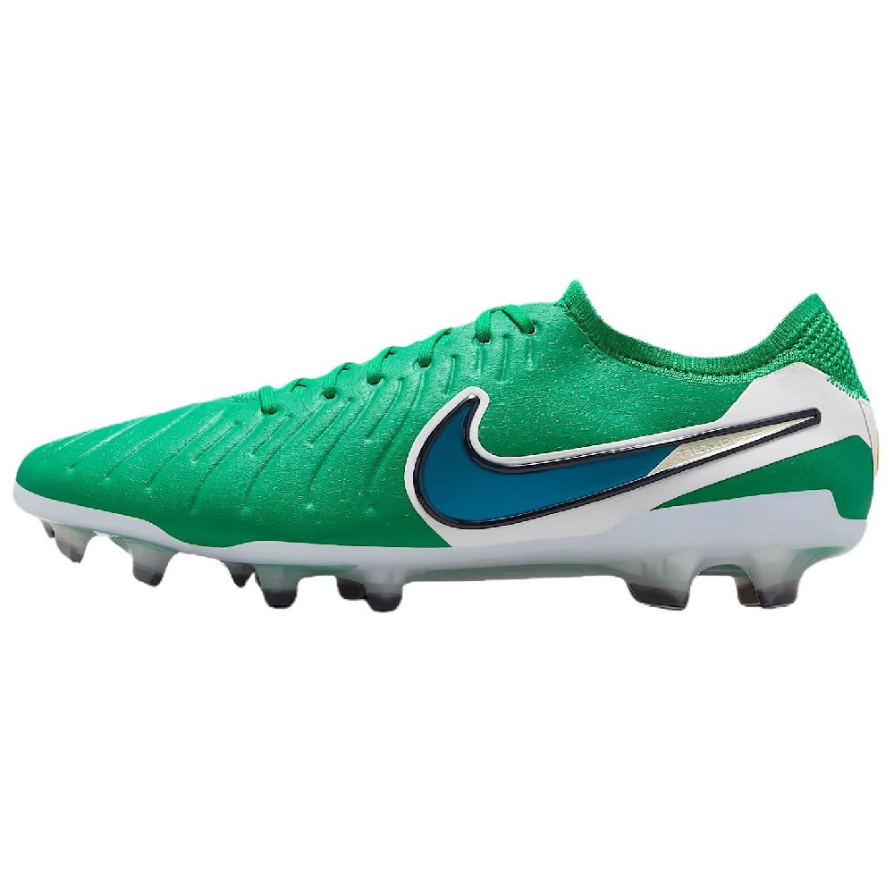 Nike Tiempo Legend 10 Natural Ground Abrasion Resistant Soccer Shoes Unisex Green