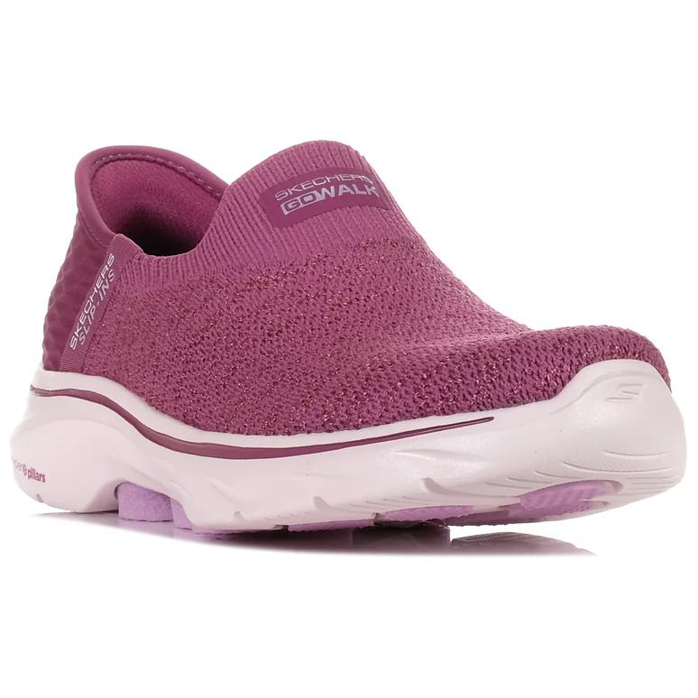 Skechers GOWALK Low Top Casual Shoes Women's Light Red