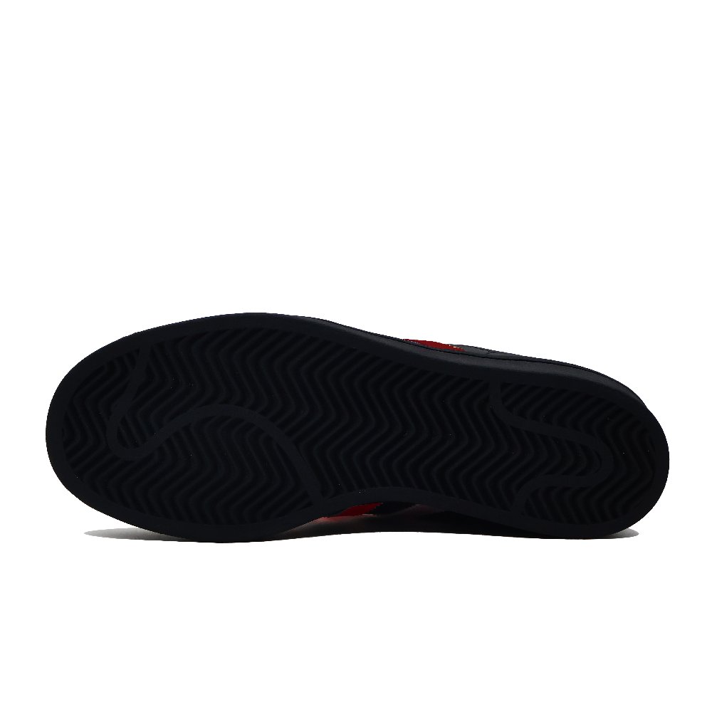 Adidas Originals SUPERSTAR Heartbeat Of Protection Anti Slip Wear Resistant Low Top Skateboard Shoes Unisex Black Red