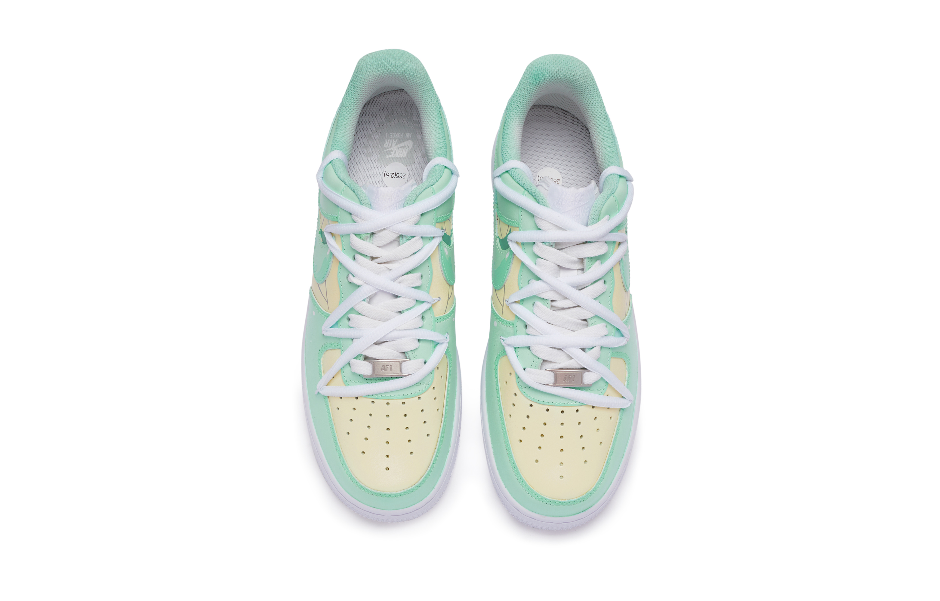 Nike Air Force 1 Low 811 Manufacturing Low Top Skateboard Shoes GS Yellow Green White купить в интернет-магазине Yoocart с быстрой доставкой по России.