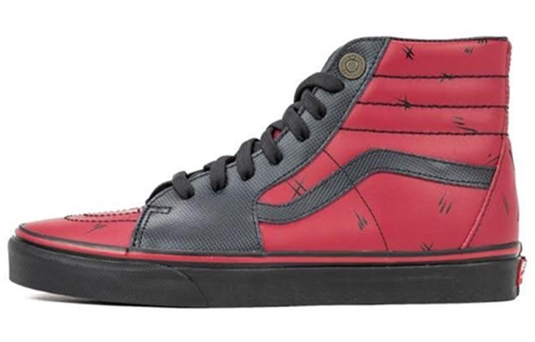 Vans SK8 Hi Marvel Deadpool Black Red