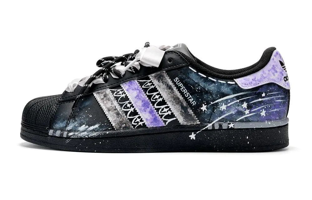 Adidas Originals Superstar 2 Abrasion Resistant Low top Skateboard Shoes Unisex