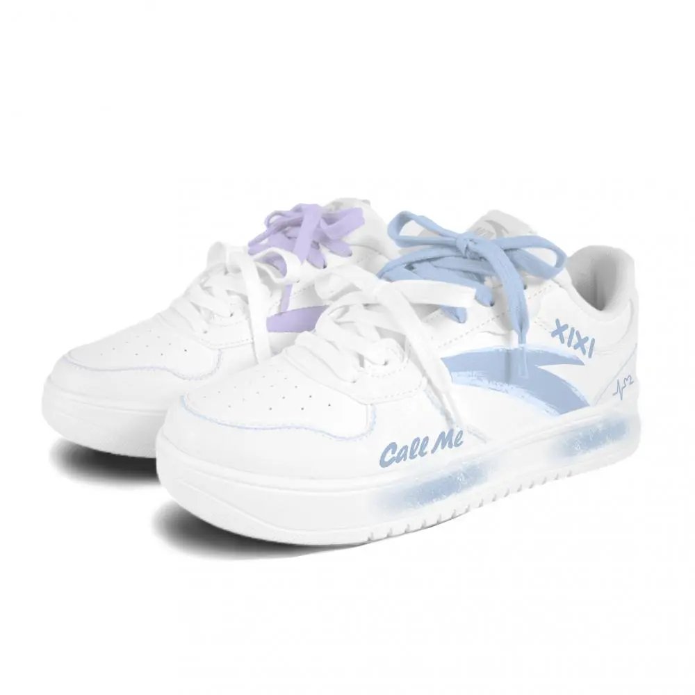 Anta Relaxed Cushioning Lightweight Low top Skateboard Shoes Unisex White