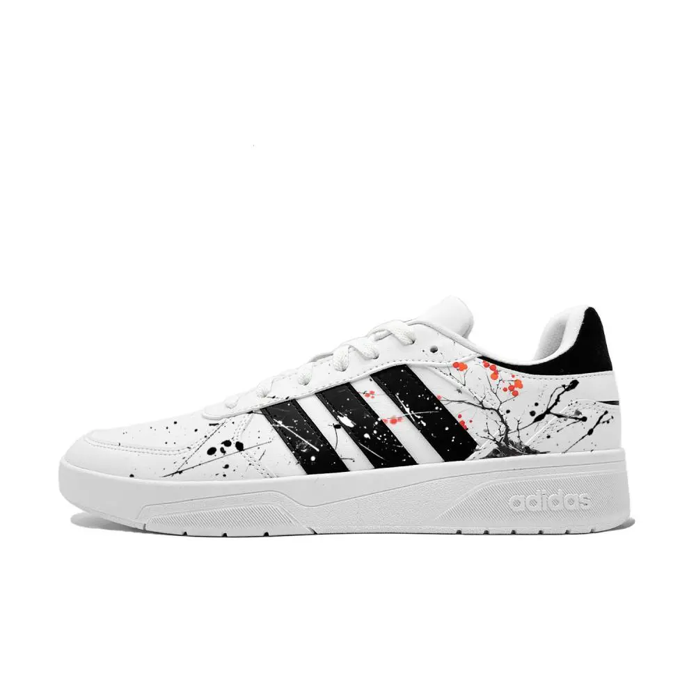 Adidas Neo Courtbeat Persimmon Abrasion Resistant Low top Training Shoes Unisex Orange