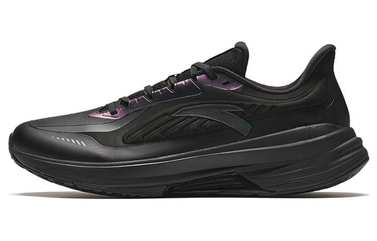 Anta Non slip Lightweight Low Top Running Shoes Men's Black