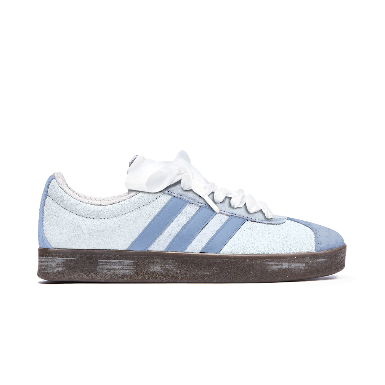 Adidas Neo VL Court 2.0 Heartfelt Solution Shock Absorbers Low Top Skateboard Shoes Unisex Blue Brown купить в интернет-магазине Yoocart с быстрой доставкой по России.