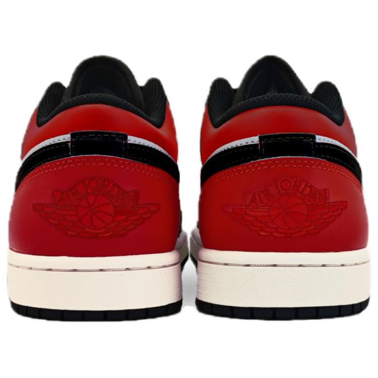Jordan Air Jordan 1 Abrasion Resistant Low top Vintage Basketball Shoes Unisex Red Black купить в интернет-магазине Yoocart с быстрой доставкой по России.