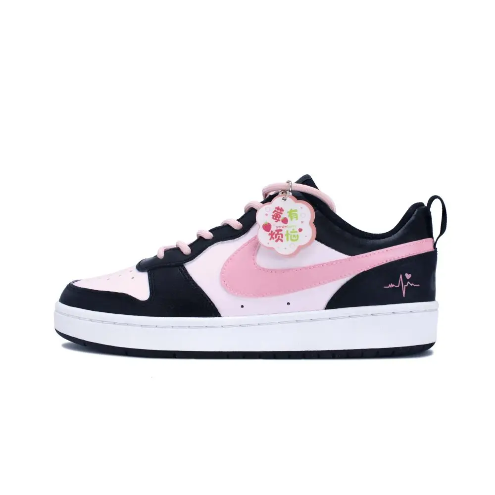Nike Court Borough Skateboard Shoes Women's Low top White/Black
