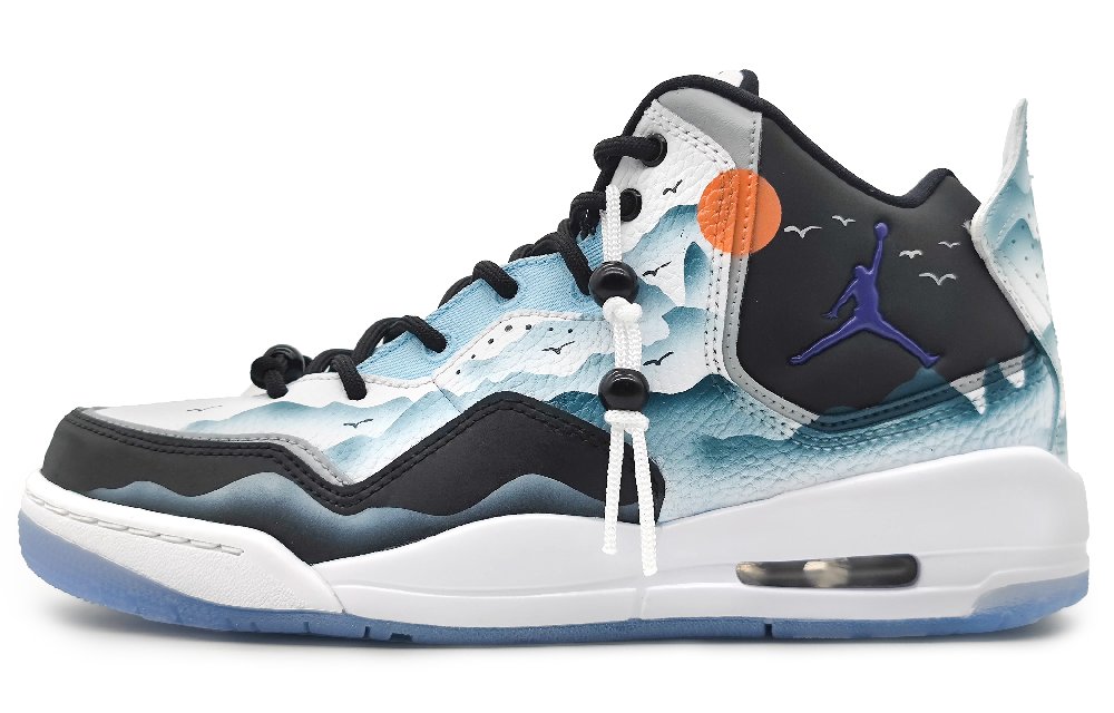 Jordan Courtside 23 Mid-Top Vintage Basketball Shoes Men's Azure