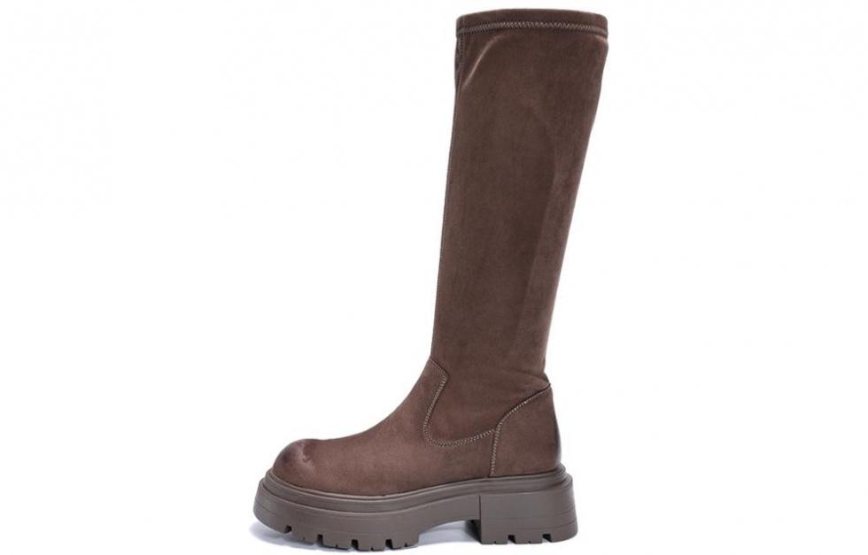 EBLAN Knee-high Boots Women's Coffee