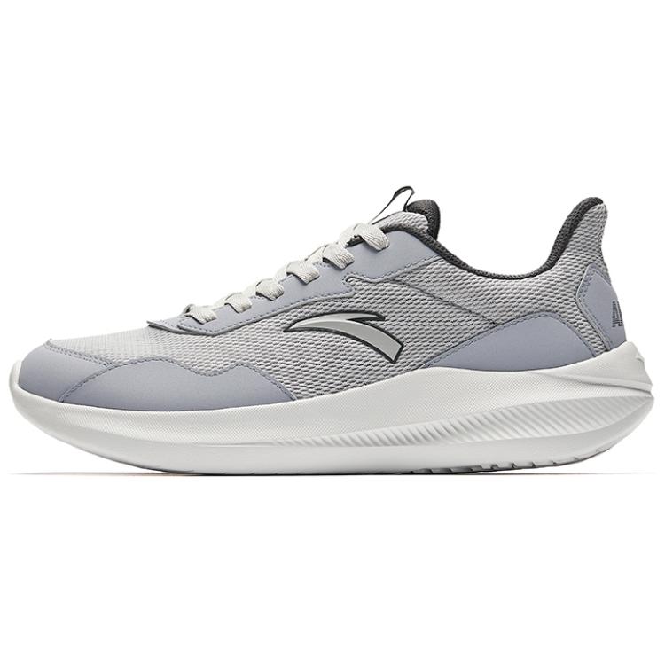 Anta Slip Resistant, Abrasion Resistant, Lightweight Low Top Casual Running Shoes Men's Gray