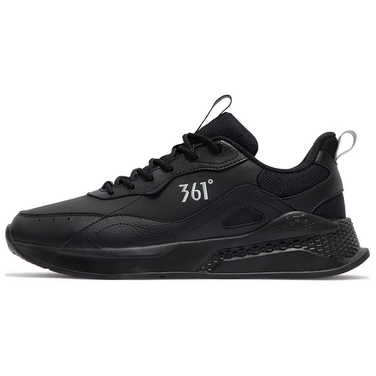 361° Anti Slip Wear Resistant Low Top Casual Shoes Men's Black
