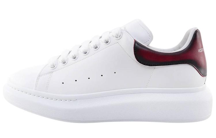 Alexander McQueen Stylish Skateboarding Shoes Men's White Purple