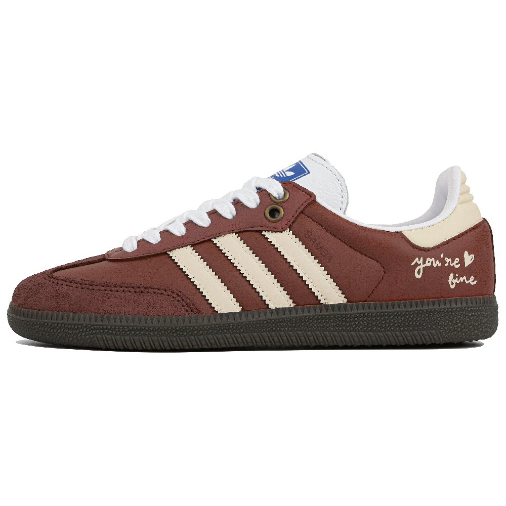 Adidas Originals Samba OG Chocolate Mocha Low-Top Skateboard Shoes Unisex Beige Brown