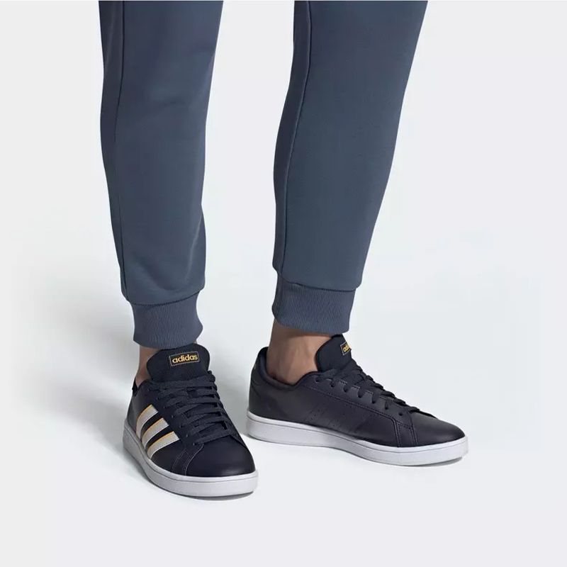 Adidas Neo Grand Court Base 'Blue White Gold'