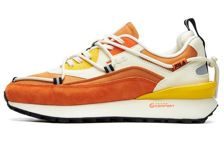 FILA FUSION Jogger DX Low Top Casual Running Shoes Women's Orange White