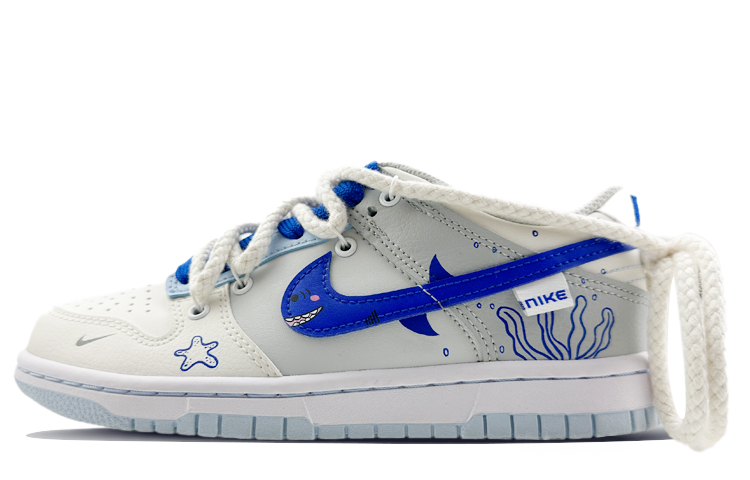 Nike Dunk Low Low-Top Skateboard Shoes GS Blue