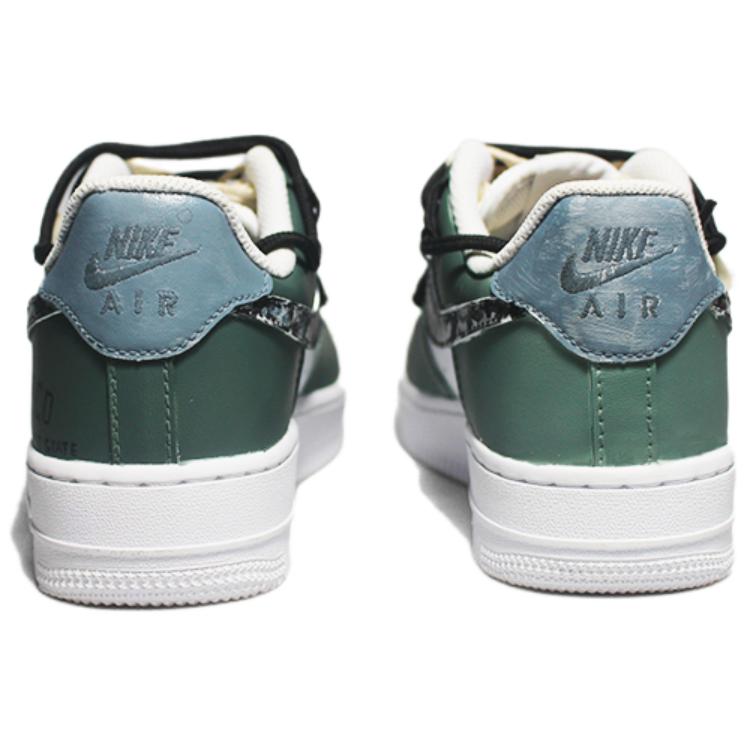 Nike Air Force 1 Light Ink Matte Anti-Slip Wear-Resistant Low-Top Skateboard Shoes Men's White Green купить в интернет-магазине Yoocart с быстрой доставкой по России.