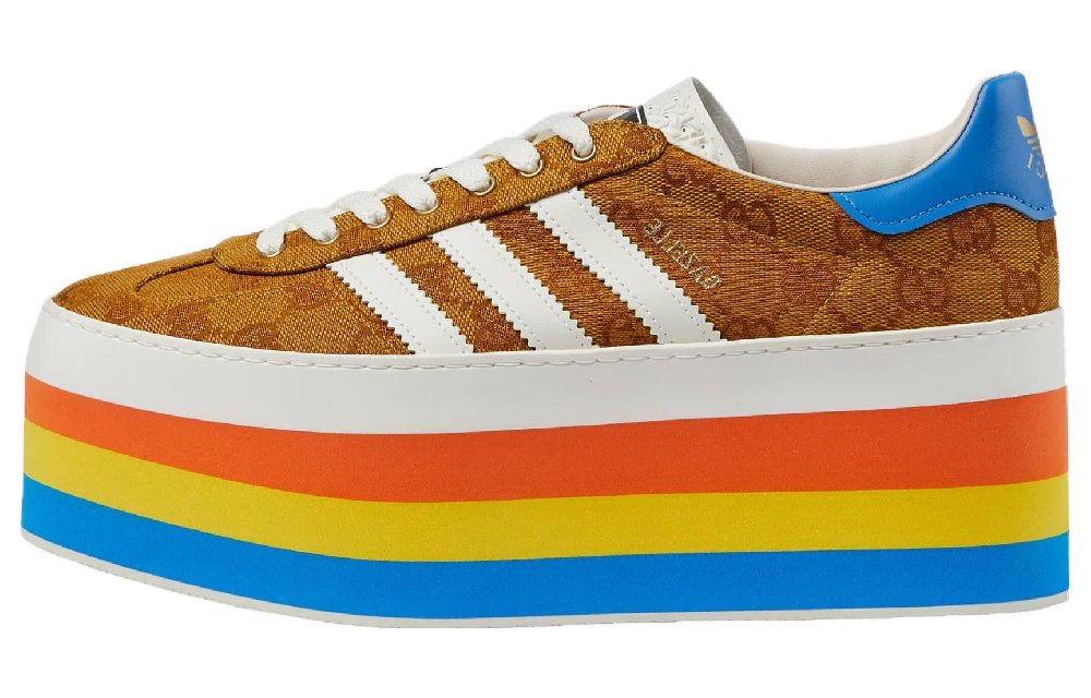 Adidas X GUCCI Gazelle Original GG Multicolor Platform Women's