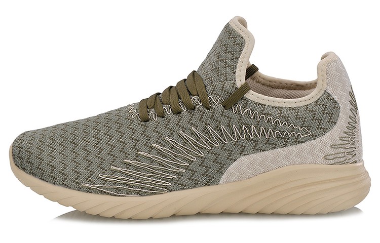 LINING Tide Casual Shoes Unisex Low Top Lime Gray