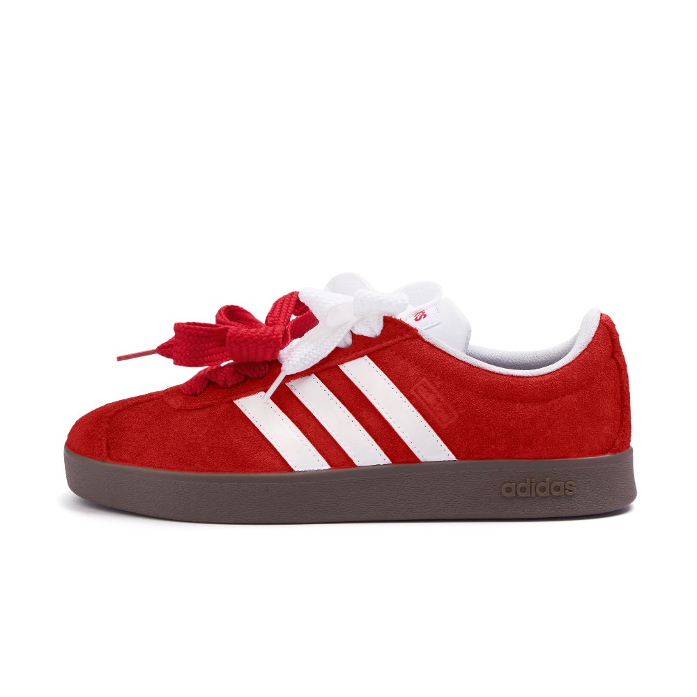 Adidas Neo VL Court Lifestyle Low Top Skateboard Shoes Unisex Red