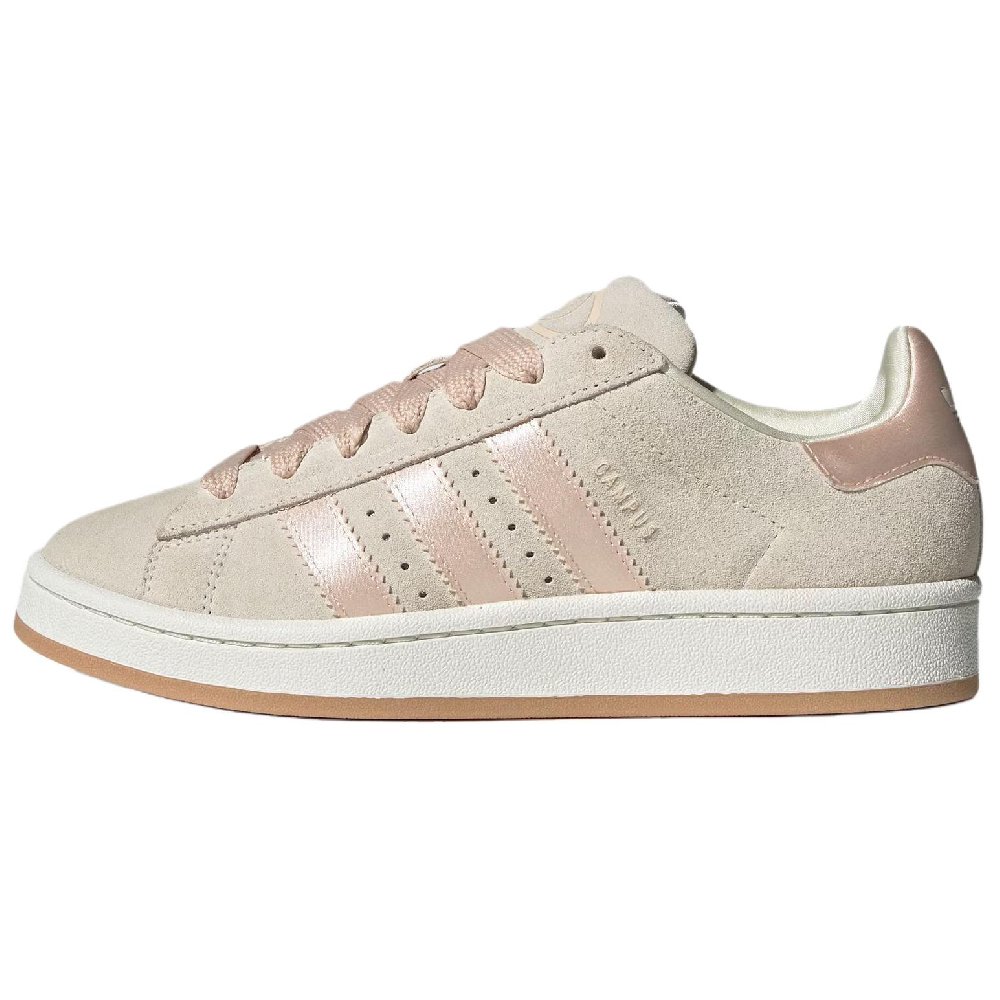 Adidas Originals CAMPUS 00s Abrasion Resistant Low Top Skateboard Shoes Women's Beige Pink