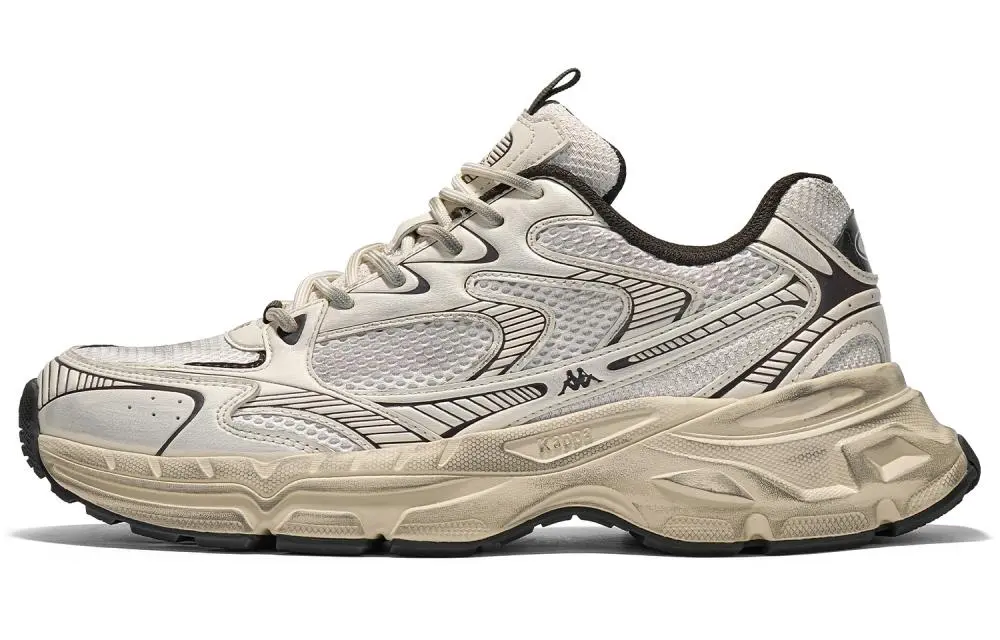 Kappa Anti-Slip Wear-Resistant Low-Top Running Shoes Unisex Brown