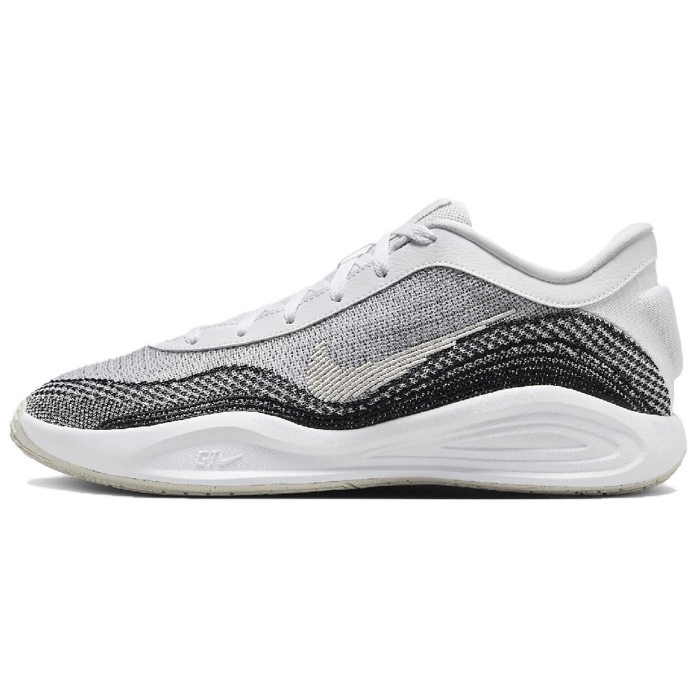 Nike G.T. Hustle Anti Slip Wear Resistant Low Top Basketball Shoes Unisex White