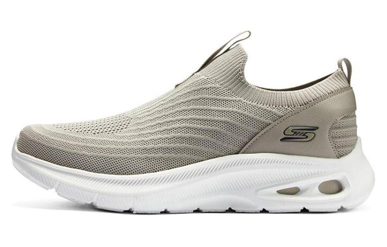 Skechers BOBS Sport Cushioning Wear-Resistant Low-Top Casual Shoes Men's Taupe