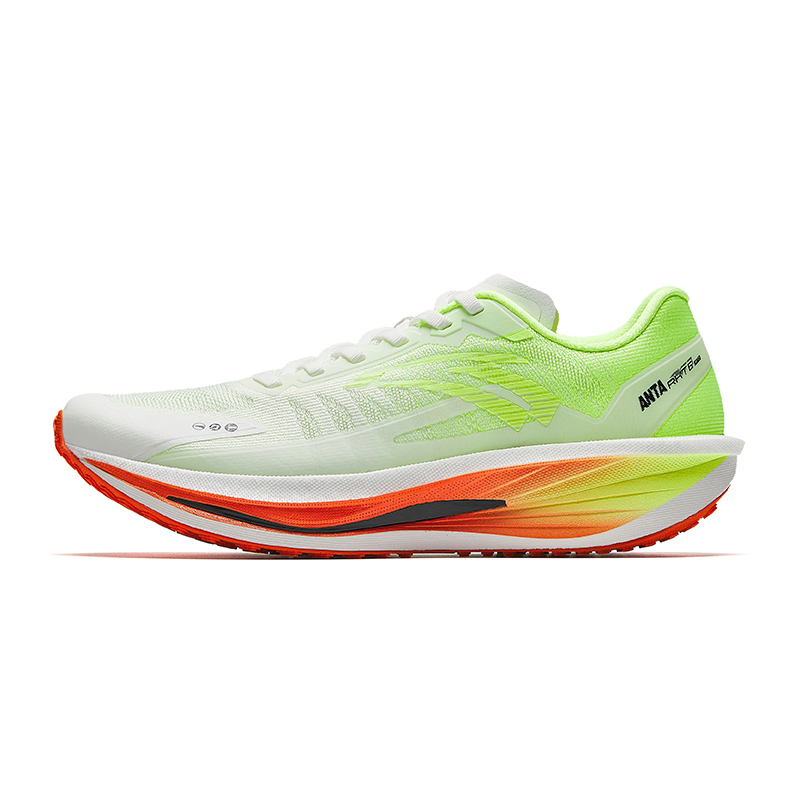 Anta Anti-Slip Wear-Resistant Low-Top Casual Running Shoes Men's White Green